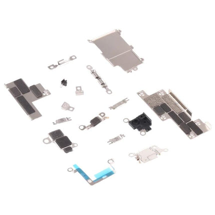 Home Repair Kit for iPhone 12 Mini Daily Fixes replacement internal brackets and shields laid out for at-home repair