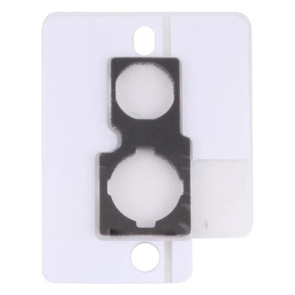 Foam Pads for Protecting iPhone 12 Mini Camera in Daily Use - adhesive foam camera protector piece shown