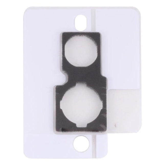 Foam Pads for Protecting iPhone 12 Mini Camera in Daily Use - adhesive foam camera protector piece shown