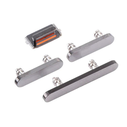 Replacement Buttons for Everyday iPhone Handling and Control - iPhone 12 Pro Max power and volume button set, metallic gray