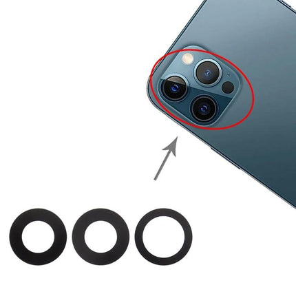 Camera Lens Replacement for iPhone Everyday Photo Needs - replacement back camera lens rings for iPhone 12 Pro Max to restore clear photos