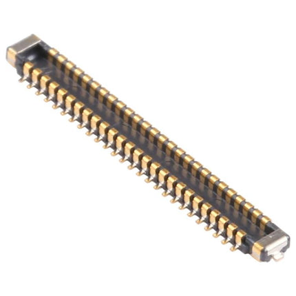 Replacement Flex Cable for iPhone 12 Pro Max Daily Repairs - close-up of gold-pin LCD display FPC connector