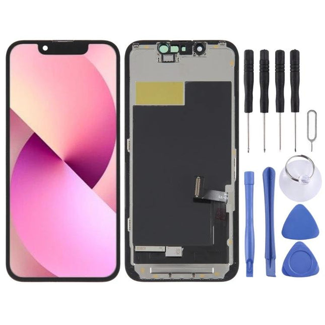 Replacement Screen by ZY incell for Daily iPhone 13 Mini Use — full front display assembly with tools kit for cracked screen repair