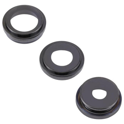 Protective Lens Cover for iPhone 14 Pro Daily Use replacement camera lens covers shown in black, three-piece set for clear photos