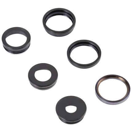 Protective Lens Cover for iPhone 14 Pro Daily Use - replacement camera lens rings and caps shown on white background