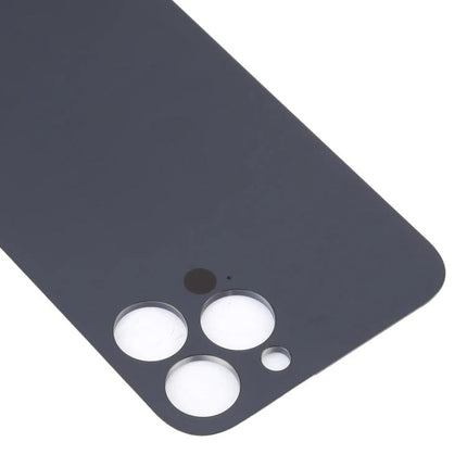 Essential Back Cover for Protecting Your Daily iPhone iPhone 14 Pro Max replacement back housing in matte black, camera cutouts visible
