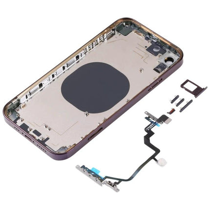 Essential Back Cover for iPhone XR Repairs at Home - replacement back housing kit with NFC pad and flex cable for DIY repair