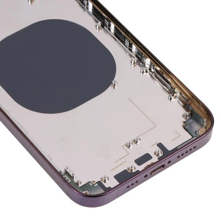 Essential Back Cover for iPhone XR Repairs at Home - replacement inner back housing showing mounting points and wireless coil area