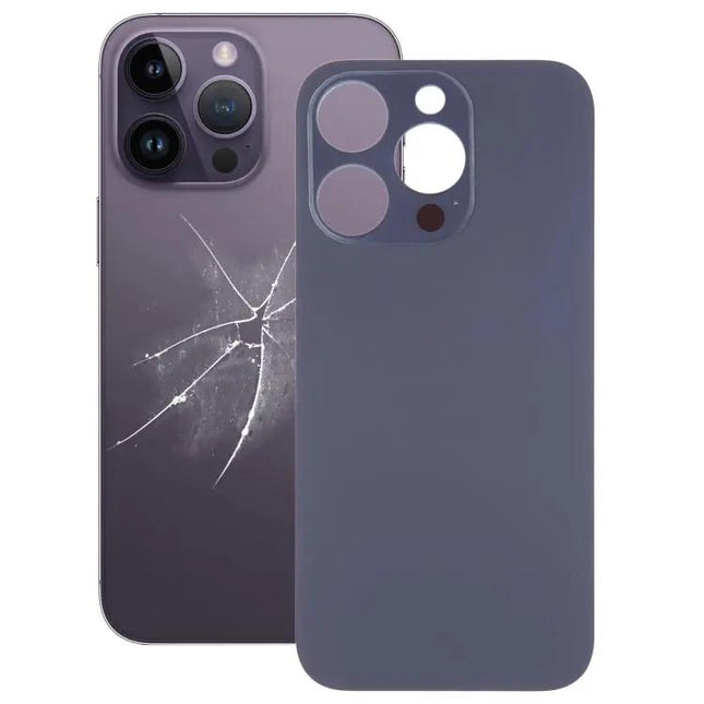 Replacement Glass Back For iPhone Black Cover | Syndmart