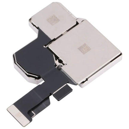 Replacement Back Camera for iPhone 14 Pro Max Daily Use - close-up of replacement dual-lens back camera module with flex cable