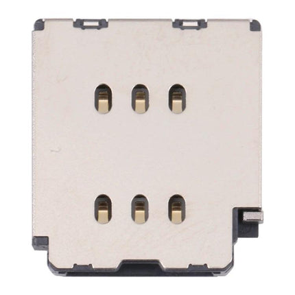 SIM Card Reader for Everyday iPhone Daily Use replacement double SIM socket board for iPhone 14 Pro Max, metal contacts visible
