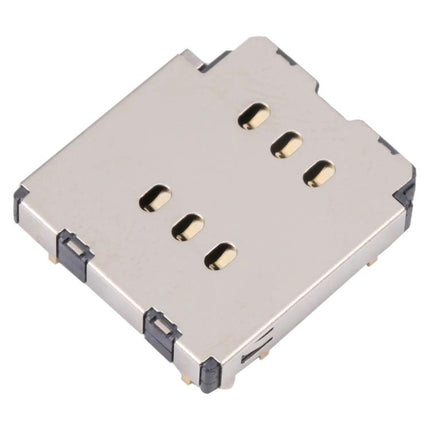 SIM Card Reader for Everyday iPhone Daily Use replacement double SIM socket board for iPhone 14 Pro Max, compact metal SIM tray connector