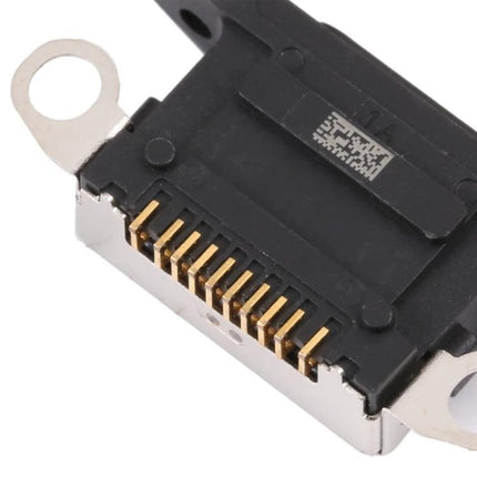 Replacement Connector for iPhone 14 Pro Max Daily Use - close-up of black and gold charging port connector for iPhone 14 Pro Max