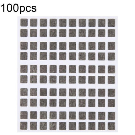 Essential Screen Welding Stickers for iPhone 14 Daily Repairs - sheet of 100 small square adhesive welding pads for LCD screen replacement