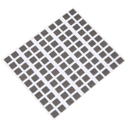 Essential Screen Welding Stickers for iPhone 14 Daily Repairs - sheet of small black square adhesive pads for LCD screen replacement