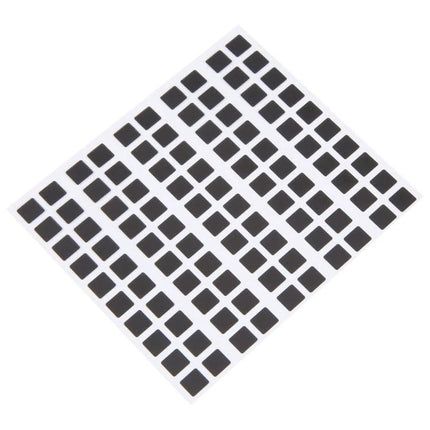 Essential Screen Welding Stickers for iPhone 14 Daily Repairs - sheet of black square adhesive pads for LCD screen replacements