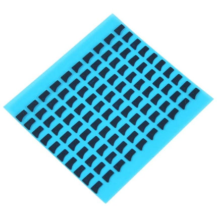 Adhesive Stickers for Everyday iPhone Screen Repairs at Home - sheet of small black adhesive pads for iPhone 14 Pro Max/14 Pro LCD flex cable