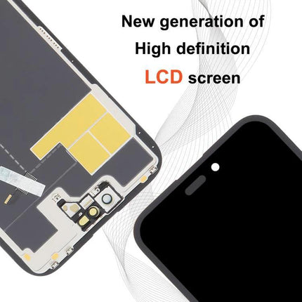 Ruiju Replacement Screen for Everyday iPhone Maintenance Needs showing pre-assembled high-definition LCD replacement part