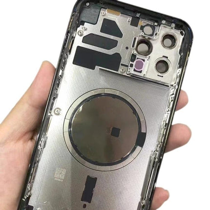 Convenient Replacement Magnet for iPhone 14 Everyday Charging Needs - internal replacement magnet installed in iPhone 14 back housing
