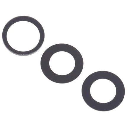 Replacement Lens for iPhone 15 Pro Max Daily Use - black circular back camera lens rings for minor repairs and clear photos