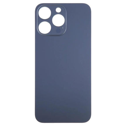 Keep Your iPhone 15 Pro Max Safe with Replacement Back Cover - navy blue replacement back cover for iPhone 15 Pro camera cutouts