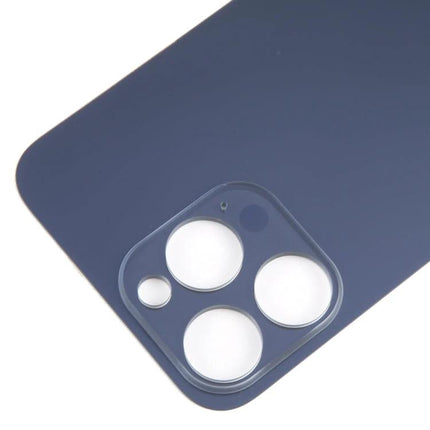 Keep Your iPhone 15 Pro Max Safe with Replacement Back Cover - navy blue replacement back panel and camera lens protector for iPhone 15 Pro Max