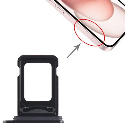 Replacement SIM Card Tray For iPhone 15 Black