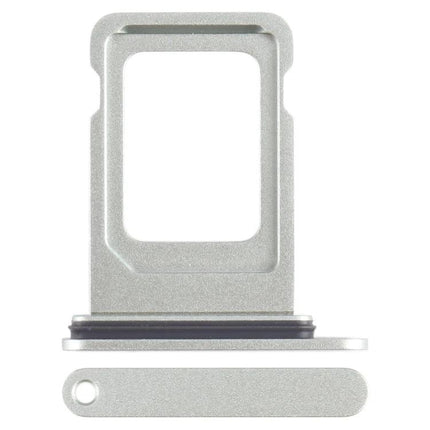 Practical Replacement SIM Card Tray for iPhone 15 in Everyday Use - silver metal replacement tray and ejector for restoring connectivity