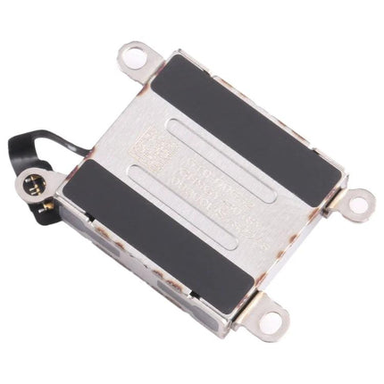 Replacement Vibrating Motor for iPhone 15 Plus Daily Notifications - silver replacement part with cable and mounting brackets