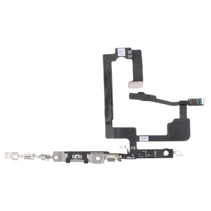 Replacement Cable for iPhone 15 Power and Bluetooth in Daily Use - black flex cable for power and Bluetooth button repair