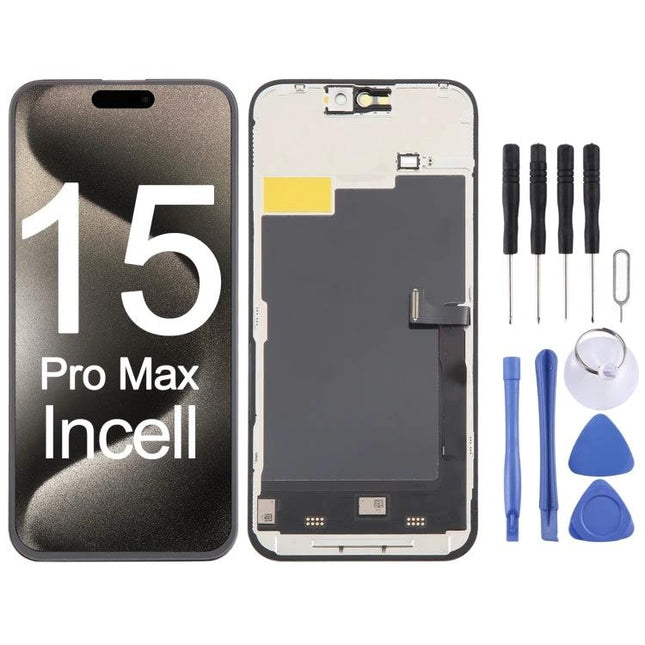 Keep your iPhone 15 Pro Max screen ready for daily tasks replacement LCD and touch screen digitizer assembly with repair tools