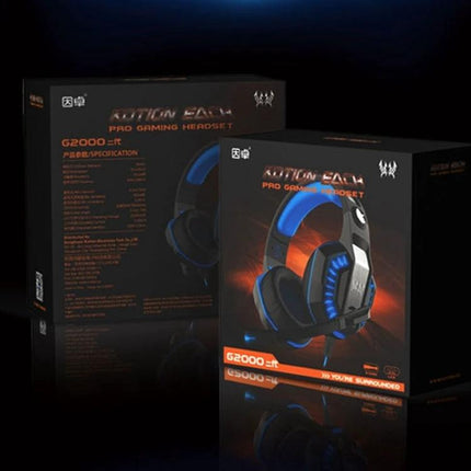 Over Ear Gaming Headphones for Calls and Everyday Use with 50mm drivers, noise isolation, leather earmuffs, mic