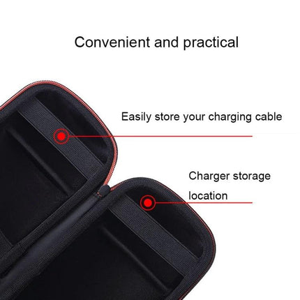 Water Resistant Carry Case For Portable Bluetooth Speakers Compact with internal straps and charger storage for travel protection