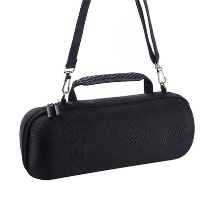 Water Resistant Carry Case For Portable Bluetooth Speakers Compact black Oxford fabric protective bag with strap and handle