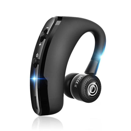 V9 Bluetooth Handsfree Headset For Driving And Commuting Use black ergonomic CSR 4.1 earhook headset for calls