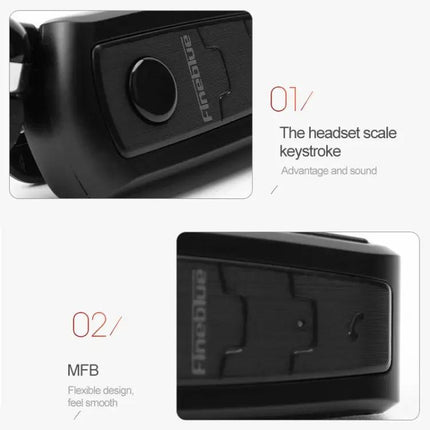 Fineblue F910 CSR4.1 Retractable Cable Caller Vibration Reminder Anti-theft Bluetooth Headset | Syndmart