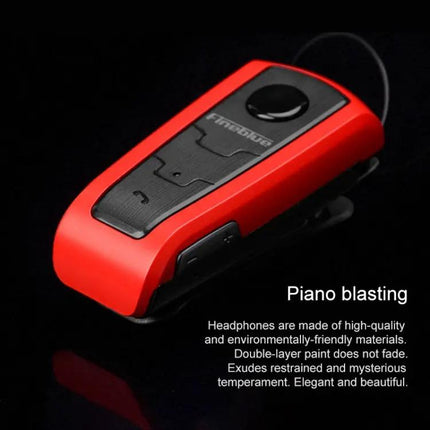 Fineblue F910 CSR4.1 Retractable Cable Caller Vibration Reminder Anti-theft Bluetooth Headset | Syndmart