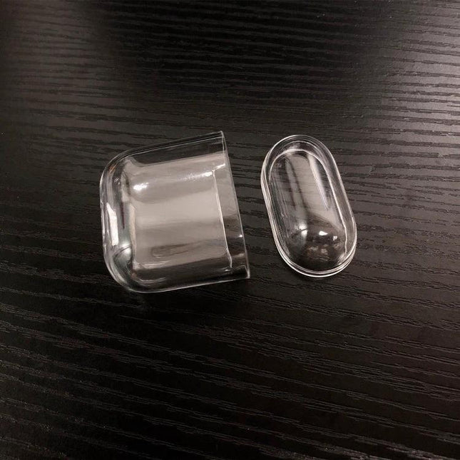 Transparent Protective Case for Apple AirPods in Daily Use - clear eco-friendly PC shell for AirPods 1 & 2, slim drop-resistant cover