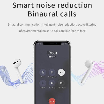 Touch Wireless Earbuds With Charging Case For Commuting - i9 TWS touch earbuds with noise reduction and hands-free calling
