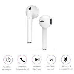 i9 Touch Wireless Sport Bluetooth 5.0 TWS Earbuds with Charging Case