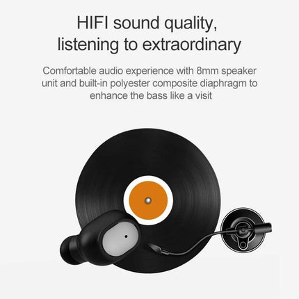 Q2 Wireless Sports Earbuds With Secure Fit For Commuting compact Bluetooth 5.0 earbuds with HIFI bass and DSP noise reduction