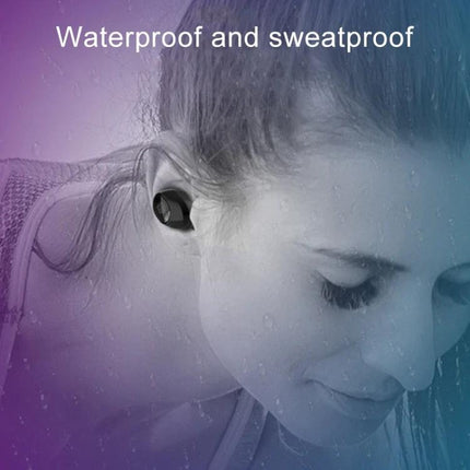 Wireless Earbuds With Display Charging Case For Commuting And Gym waterproof sweatproof earbuds shown in gym use with visible charging case display
