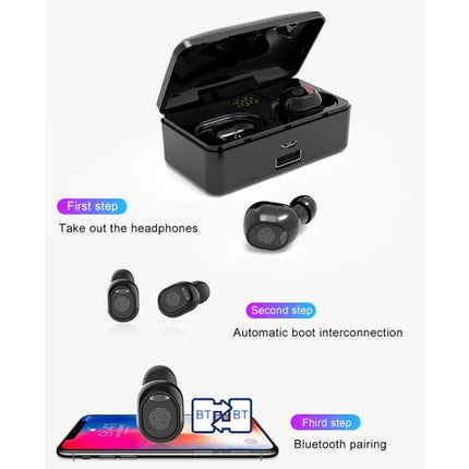 Wireless Earbuds With Display Charging Case For Commuting And Gym compact G10 TWS with 2600mAh power bank