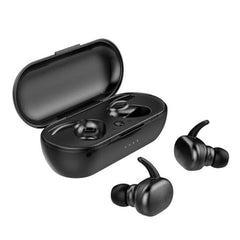 Waterproof TWS-4 Touch Control Bluetooth 5.0 Wireless Earbuds with Charging Case for HD Calls & Voice Assistant