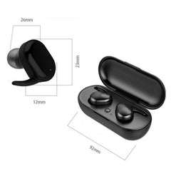 Waterproof TWS-4 Touch Control Bluetooth 5.0 Wireless Earbuds with Charging Case for HD Calls & Voice Assistant