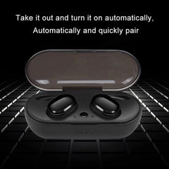 Waterproof TWS-4 Touch Control Bluetooth 5.0 Wireless Earbuds with Charging Case for HD Calls & Voice Assistant