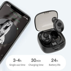 XG-8 Bluetooth Earbuds with Touch Control and Magnetic Charging Case – LED Power Display