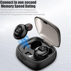 XG-8 Bluetooth Earbuds with Touch Control and Magnetic Charging Case – LED Power Display