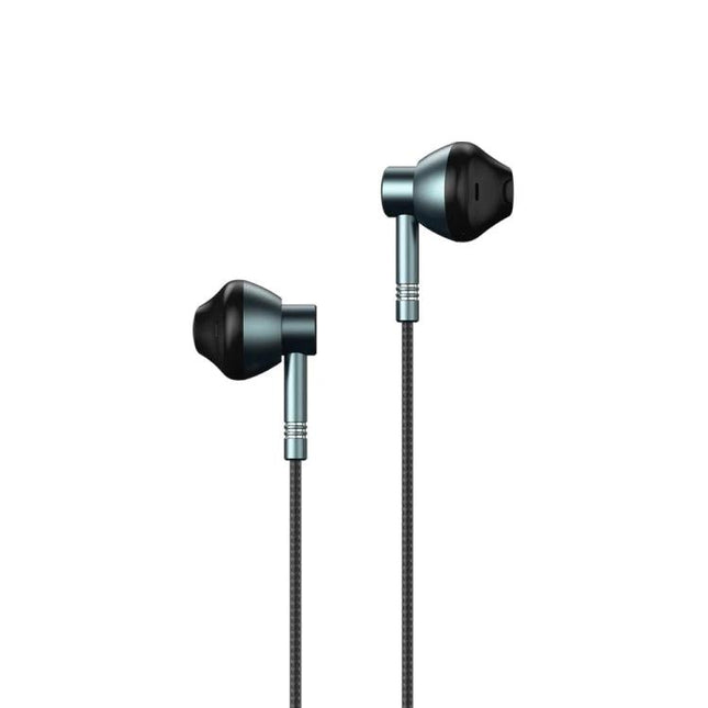 Remax Wired In Ear Earphones With Inline Mic For Commuting metal-housed wired earbuds with inline remote