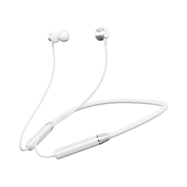 REMAX Linton Neckband Bluetooth Earphones For Daily Use white memory neckband magnetic earbuds lightweight for commuting